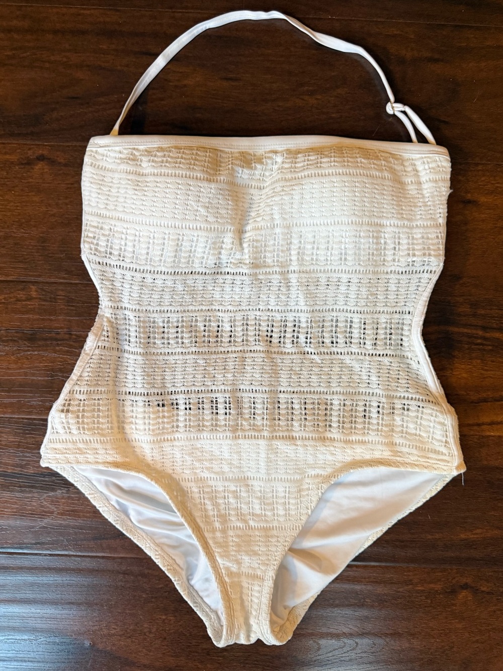 Anne Cole Crochet One Piece Swimsuit size 12 - Picture 2 of 4